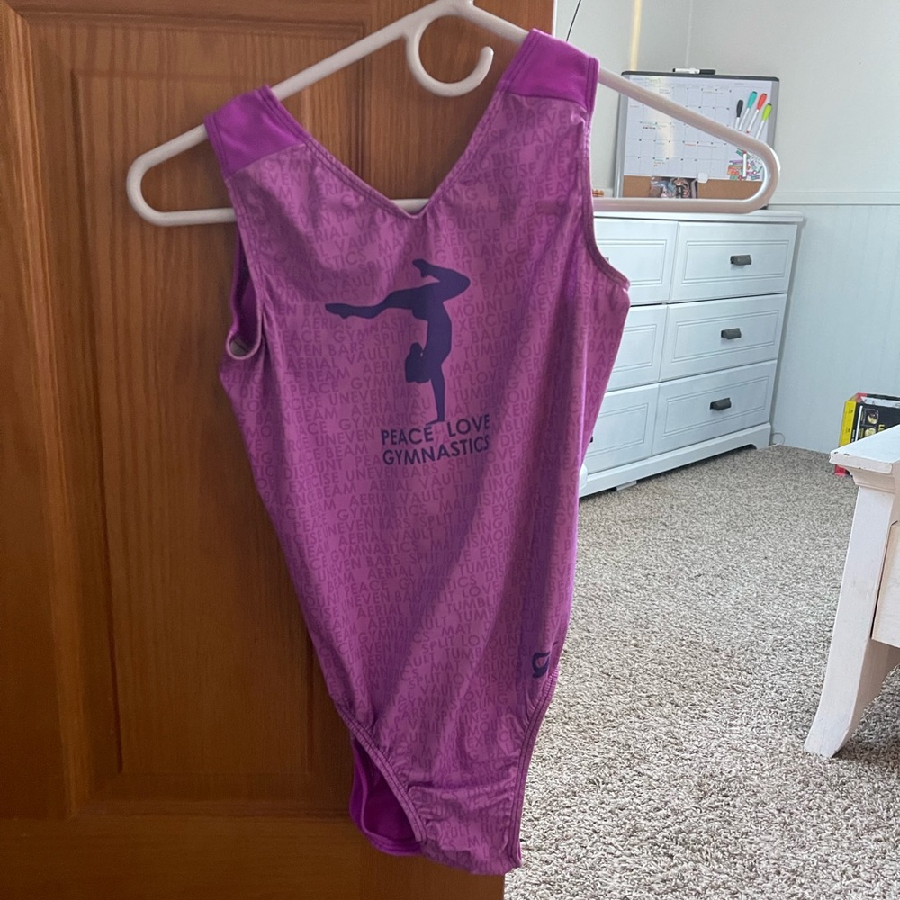 GK purple leotard